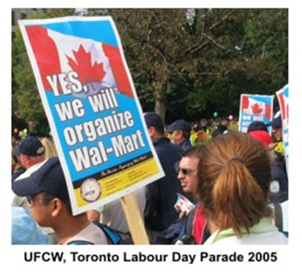 image of UFCW Toronto Labour day parade, 2005